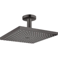 Верхний душ Hansgrohe Raindance E 300 1jet с потолочным подсоединением 26250340, шлифованный черный Верхний душ Hansgrohe Raindance E 300 1jet с потолочным подсоединением 26250340, шлифованный черный