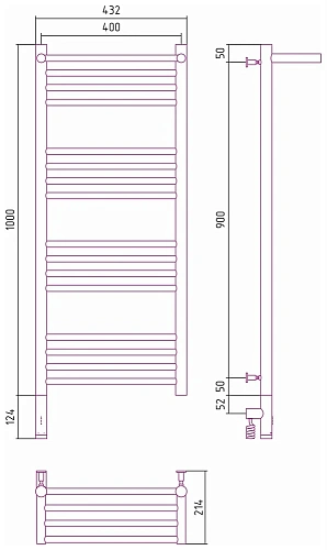 Полотенцесушитель электрический Сунержа Богема с полкой 3.0 1000х400 / МЭМ левый 032-5806-1040 Матов Полотенцесушитель электрический Сунержа Богема с полкой 3.0 1000х400 / МЭМ левый 032-5806-1040 Матов