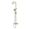 Душевая система CEZARES LEAF-CDA-25-L-SR телескопическая, с верхним и ручным душем, диаметр 250 мм , Sunrise