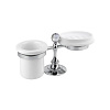 Картинка анонса товара «стакан с мыльницей cezares olimp-stt хром-swarovski olimp-stt-01-sw»