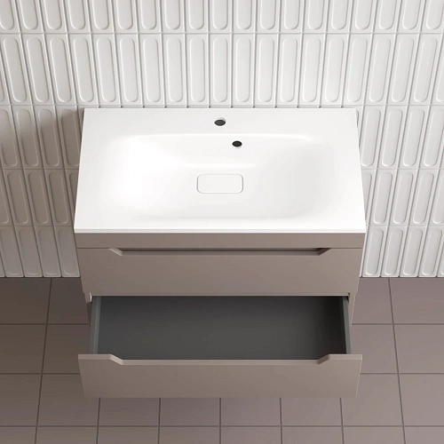 Тумба под раковину Style Line Остин 80 см ЛС-00002406 подвесная, тауп темный Тумба под раковину Style Line Остин 80 см ЛС-00002406 подвесная, тауп темный