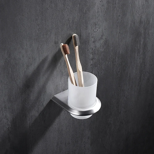 Стакан для зубных щеток ABBER Nord AA1556SP сатин Стакан для зубных щеток ABBER Nord AA1556SP сатин