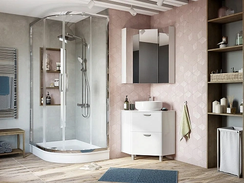 Зеркальный шкаф STWORKI Лунд 60 белый, навесной, белый, российский 415133 Зеркальный шкаф STWORKI Лунд 60 белый, навесной, белый, российский 415133