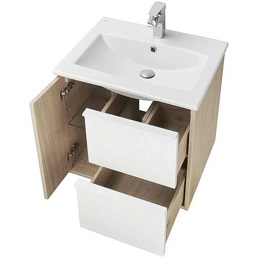 Тумба под раковину Aquaton Бостон 60 дуб эврика 1A252501BN010 Тумба под раковину Aquaton Бостон 60 дуб эврика 1A252501BN010