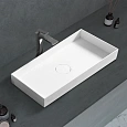 Раковина ABBER Stein AS2622 накладная, белая матовая Раковина ABBER Stein AS2622 накладная, белая матовая