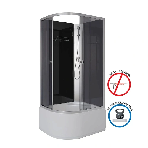 Душевая кабина Niagara Eco E90/80/40R/TN/BK (900х800х1950) E90/80/40R/TN/BK Душевая кабина Niagara Eco E90/80/40R/TN/BK (900х800х1950) E90/80/40R/TN/BK