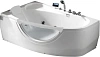 Акриловая ванна Gemy G9046 K L 161x96 угловая, асимметричная, левая, гидромассажная