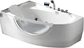 Акриловая ванна Gemy G9046 K L 161x96 угловая, асимметричная, левая, гидромассажная Акриловая ванна Gemy G9046 K L 161x96 угловая, асимметричная, левая, гидромассажная