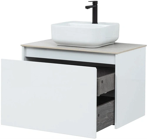 Тумба под раковину Aquanet Nova Lite 75 белый (1 ящик) 00242275 Тумба под раковину Aquanet Nova Lite 75 белый (1 ящик) 00242275