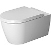 Картинка анонса товара «унитаз подвесной duravit me by starck 45290900a1 с сиденьем микролифт»