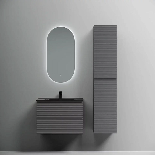 Тумба под раковину Sancos Folk FL70GS 690х445х500 Grey soft, подвесная Тумба под раковину Sancos Folk FL70GS 690х445х500 Grey soft, подвесная