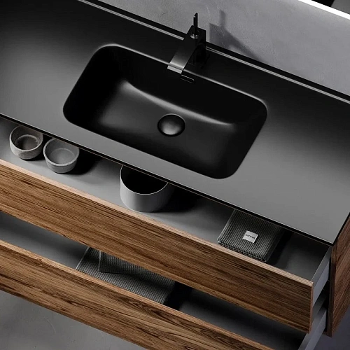 Тумба под раковину Sancos Urban UR120-1ECH 1190х450х550 дуб чарльстон, подвесная Тумба под раковину Sancos Urban UR120-1ECH 1190х450х550 дуб чарльстон, подвесная