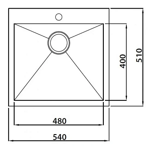 Кухонная мойка Kaiser KTM-5451 Кухонная мойка Kaiser KTM-5451
