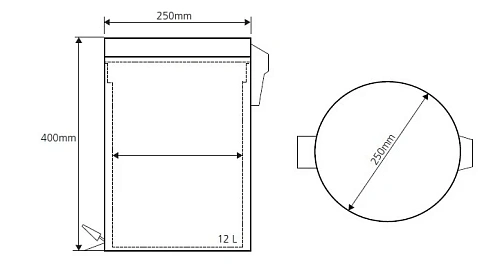 Корзина для мусора Bemeta 104315032 Корзина для мусора Bemeta 104315032