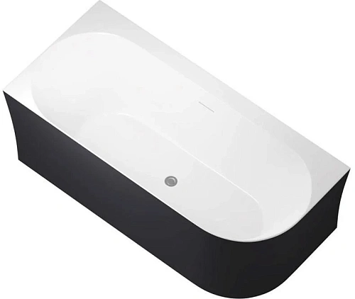 Акриловая ванна Allen Brau Priority 170x78 2.31004.21A/AM антрацит/белый матовый Акриловая ванна Allen Brau Priority 170x78 2.31004.21A/AM антрацит/белый матовый