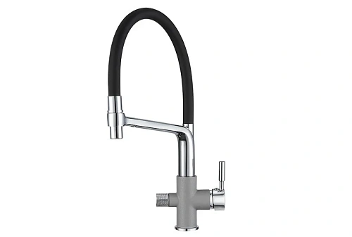 Смеситель для кухни Granula 0075, АЛЮМИНИУМ Смеситель для кухни Granula 0075, АЛЮМИНИУМ