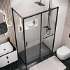 Боковая стенка GROSSMAN Style 200.K33.05.80.21.00 (80x195) черный матовый, стекло прозрачное Боковая стенка GROSSMAN Style 200.K33.05.80.21.00 (80x195) черный матовый, стекло прозрачное