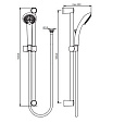 Душевой гарнитур Vidima Fresh S BA208AA Душевой гарнитур Vidima Fresh S BA208AA