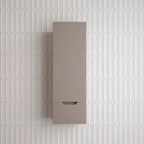 Шкаф-пенал Style Line Остин 36 см ЛС-00002418 тауп темный эмаль PLUS, подвесной Шкаф-пенал Style Line Остин 36 см ЛС-00002418 тауп темный эмаль PLUS, подвесной