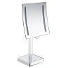Зеркало косметическое WasserKRAFT K-1007 с LED-подсветкой, 3-х кратным увеличением хром Зеркало косметическое WasserKRAFT K-1007 с LED-подсветкой, 3-х кратным увеличением хром