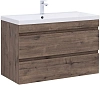 Тумба с раковиной Aquanet Нота new 100 00335878 дуб веллингтон табак
