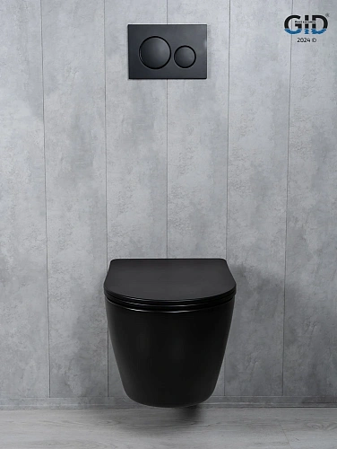 Унитаз подвесной Tornado Gid Tr2122TF-Bm 62261Y черный матовый 49x36x36 с крышкой микролифт Унитаз подвесной Tornado Gid Tr2122TF-Bm 62261Y черный матовый 49x36x36 с крышкой микролифт