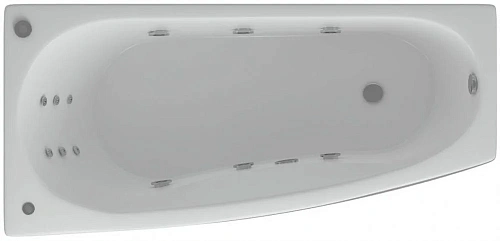Акриловая ванна Aquatek Пандора левая пустая с фронтальным экраном +правый бокэкр PAN160-0000040 Акриловая ванна Aquatek Пандора левая пустая с фронтальным экраном +правый бокэкр PAN160-0000040