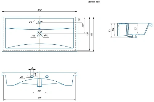 Раковина Kirovit Фостер 100 Фостер100 Раковина Kirovit Фостер 100 Фостер100