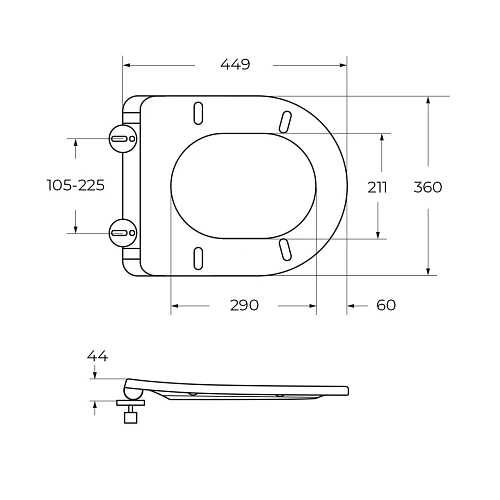 Крышка-сиденье BelBagno BB2031SC Крышка-сиденье BelBagno BB2031SC