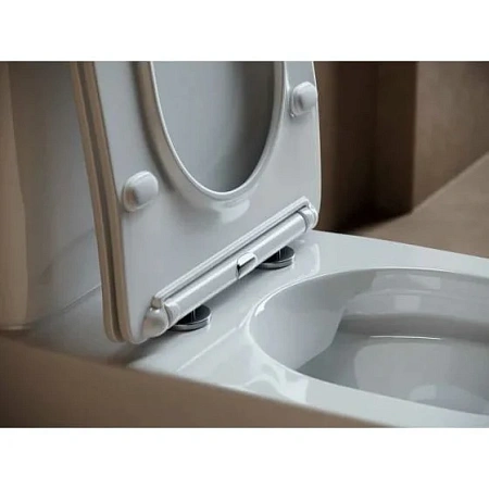 Чаша напольного унитаза Ceramica Nova FORTUNA Rimless CN9001-B белый с сиденьем Чаша напольного унитаза Ceramica Nova FORTUNA Rimless CN9001-B белый с сиденьем