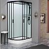 Душевая кабина Frank F412R М Black 120x80 20060 закаленное матовое стекло Душевая кабина Frank F412R М Black 120x80 20060 закаленное матовое стекло