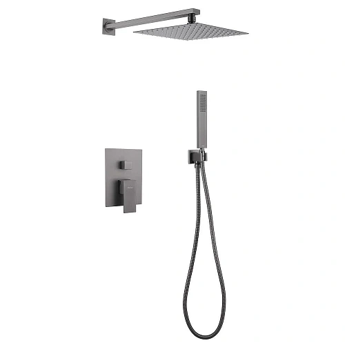 Душевая система ABBER Daheim AF8219NG скрытого монтажа без излива, никель Душевая система ABBER Daheim AF8219NG скрытого монтажа без излива, никель