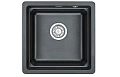 Кухонная мойка Granula KS-4501U, ШВАРЦ (чёрный металлик), кварц 450х450 Кухонная мойка Granula KS-4501U, ШВАРЦ (чёрный металлик), кварц 450х450