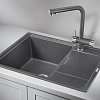 Кухонная мойка Granula 6503, ГРАФИТ (ЧЁРНО-СЕРЫЙ), кварц 650х500 Кухонная мойка Granula 6503, ГРАФИТ (ЧЁРНО-СЕРЫЙ), кварц 650х500