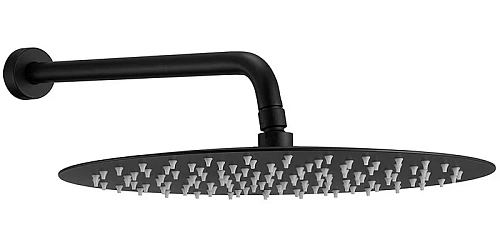 Верхний душ BERGES VENTAS R BLACK 25 см, черный матовый 074004 Верхний душ BERGES VENTAS R BLACK 25 см, черный матовый 074004