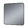 Картинка анонса товара «зеркало grossman elegans-норма black (800x800x45) led с сенсорным выключателем и подогревом 1780802»