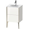 Картинка анонса товара «тумба под раковину duravit xviu xv40690b122 напольная 51 см белая глянцевый»