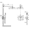 Душевая система Sancos Linn SC9022BG с термостатом, с внутренней частью, брашированное золото, PVD покрытие Душевая система Sancos Linn SC9022BG с термостатом, с внутренней частью, брашированное золото, PVD покрытие