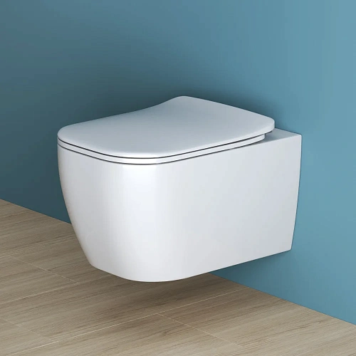 Унитаз подвесной BelBagno GENOVA BB1102CH/BB1102SC безободковый с сиденьем Унитаз подвесной BelBagno GENOVA BB1102CH/BB1102SC безободковый с сиденьем