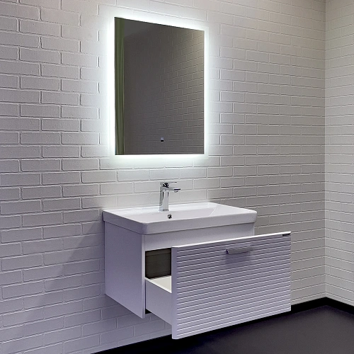 Тумба с раковиной Comforty Танжер-70П 00-00019565 подвесная белая матовая раковина Comforty 4470 Тумба с раковиной Comforty Танжер-70П 00-00019565 подвесная белая матовая раковина Comforty 4470