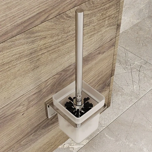 Ершик для унитаза IDDIS Slide (SLISCG0i47) матовое стекло, хром Ершик для унитаза IDDIS Slide (SLISCG0i47) матовое стекло, хром