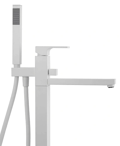 Смеситель для ванны Remer Absolute AU08BO, белый матовый Смеситель для ванны Remer Absolute AU08BO, белый матовый