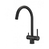 Картинка анонса товара «смеситель для кухни milacio ultra ( mcu.554.tb ) total black»