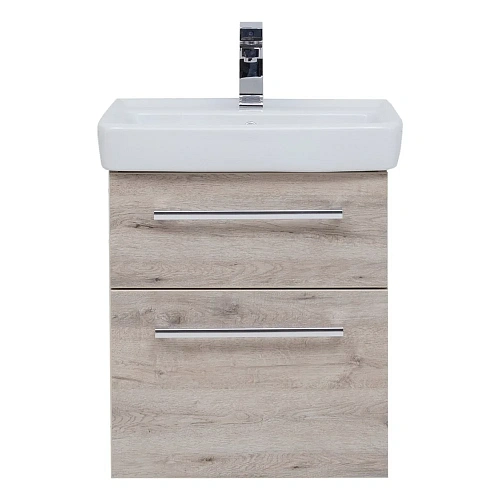 Тумба под раковину DREJA Q MAX, 55 см, подвесная, 2 ящика, дуб кантри 77.0002D Тумба под раковину DREJA Q MAX, 55 см, подвесная, 2 ящика, дуб кантри 77.0002D