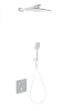 Душевая система Wonzon &amp; Woghand с термостатом, встраиваемая, белый матовый (WW-B4003-MW)
