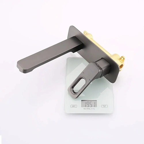 Смеситель для раковины Raglo R51.11.09 встраиваемый, графит Смеситель для раковины Raglo R51.11.09 встраиваемый, графит