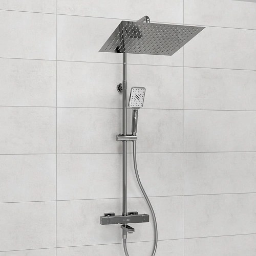Душевая система WasserKRAFT A199.119.126.087.CH Thermo с термостатом хром Душевая система WasserKRAFT A199.119.126.087.CH Thermo с термостатом хром