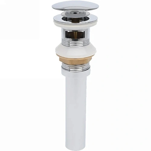 Донный клапан AQUAme AQM7001-1 с переливом, хром Донный клапан AQUAme AQM7001-1 с переливом, хром