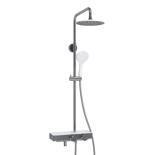 Душевая система WasserKRAFT A113.067.155.CH Thermo с термостатом хром Душевая система WasserKRAFT A113.067.155.CH Thermo с термостатом хром