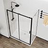 Душевой уголок Vincea City VSR-5CT9012CLB, 1200x900, черный, стекло прозрачное Душевой уголок Vincea City VSR-5CT9012CLB, 1200x900, черный, стекло прозрачное